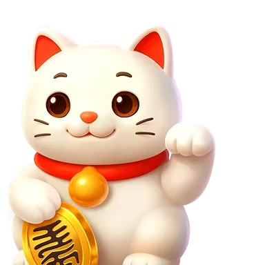 Onlyplay wealth cat mascot